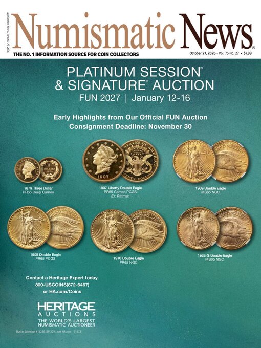 Cover image for Numismatic News